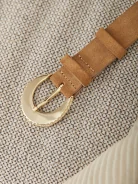 BROWN SUEDE BELT