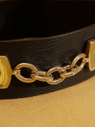 WIDE LEATHER STRAP