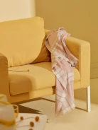 CHECKERED CASHMERE SHAWL