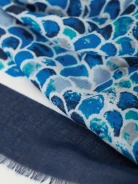 BLUE SCARF