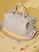 BEIGE TRAVEL BAG