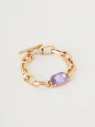 Bracelet with purple stone