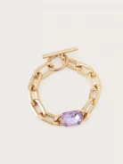 Bracelet with purple stone