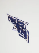 Silk gavroche in pattern