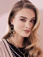 Large decorative earrings