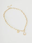 Copper necklace with pendant