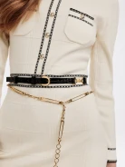 Narrow black belt