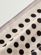 Classic polka dot scarf