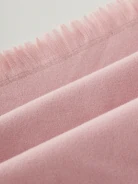 Pink viscose knit shawl