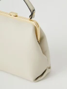 Kremowa torebka typu pouch