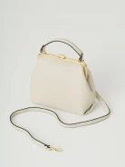 Kremowa torebka typu pouch