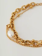 Bracelet with pearls