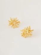 Earrings in the shape of sun