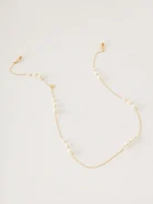 Eyeglass chain decorated with pearls