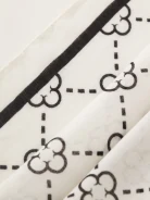 Cream patterned shawl