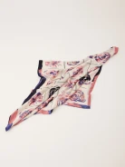 Bright elegant floral shawl