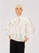 Elegancka bluzka z falbanami