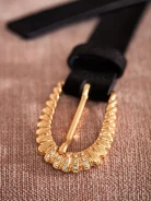 BELT WITH DECORATIVE BUCKLE