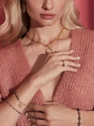 BRACELET WITH HEART-SHAPED PENDANT
