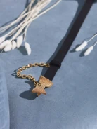 LEATHER BELT WITH BOW