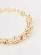 Bracelet with embedded crystals