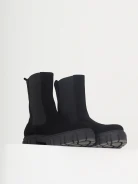 Black platform boots