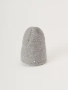 Mohair cap with pearls