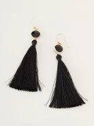 Chokers earrings with decorative crystal