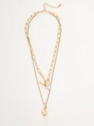 Cascading chain necklace