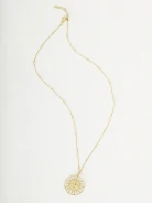 Necklace with openwork charm