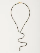 Necklace with hematite