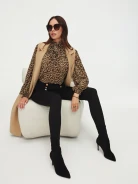 Brown sunglasses in cat-eye shape