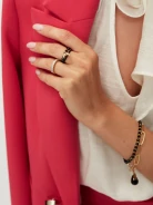 Ring decorated with crystals