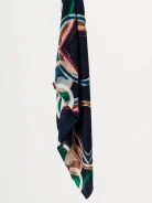 Light scarf with floral pattern