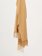 Beige wool shawl
