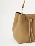 Brown leather bag