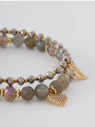 Set of bracelets on rubber band