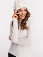 White wool cap