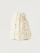 White wool cap