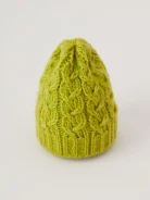 Lime cap with added wool