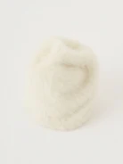 White angora hat