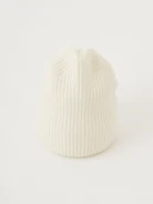 Cream simple beanie hat