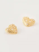 Heart-shaped earrings