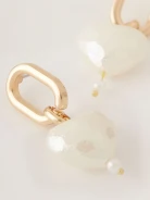 Kolczyki z zawieszkami w kształcie serc