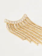 Elegant earrings in gold color