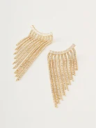 Elegant earrings in gold color