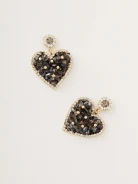 Heart-shaped earrings
