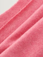 Large knitted shawl in pink color