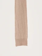 Smooth beige shawl with added cashmere