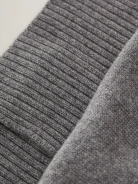 Elegant gray shawl with cashmere